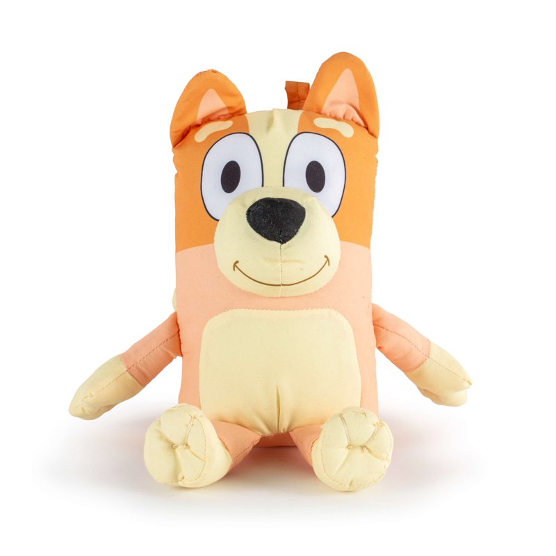 Kids Beach Towel Set with Cartoon Beach Buddy - 28x58in Cotton & 12in Polyester, Orange and Yellow