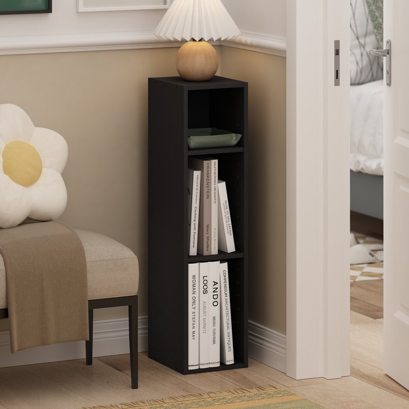 3-Tier Space Saving Storage Shelf Bookcase - Multiple Colors