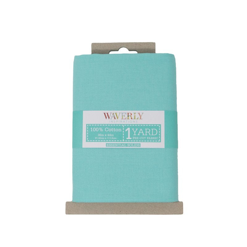 Aqua Cotton Fabric 1 Yard Pack for Quilting & Sewing - 44" Wide - 2 Pack
