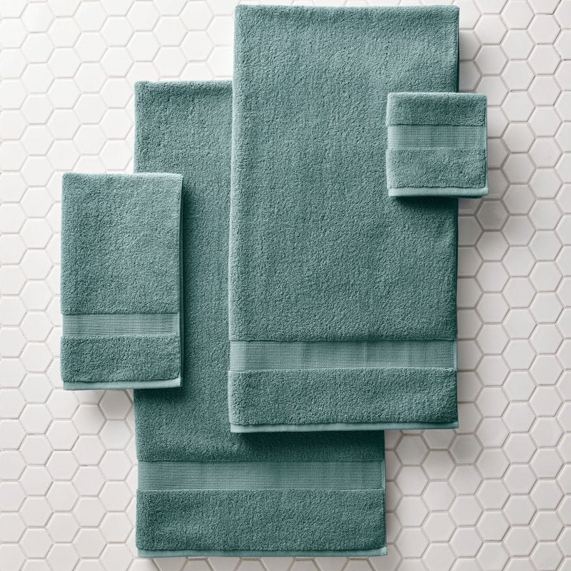 Better Homes & Gardens Soft Cotton Hand Towel - Nimbus Blue, 16x28 Inches
