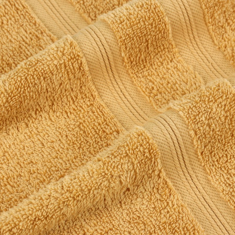 Superior Smart Dry 6-Piece Cotton Towel Set - Gold, Quick Dry, Soft