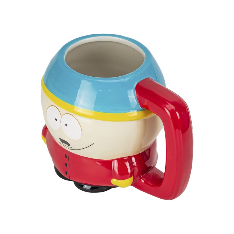 Cartman Sculpted Ceramic Mug - 16oz, Red