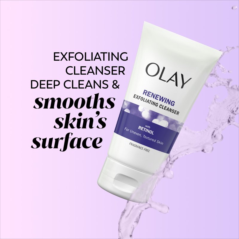 Retinol Night Moisturizer and Exfoliating Face Wash Skincare Duo Set