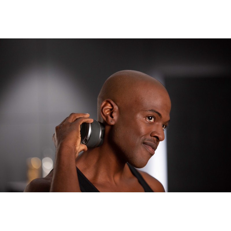 Titanium Electric Head Shaver - 5 Flexible Rotary Heads for Men