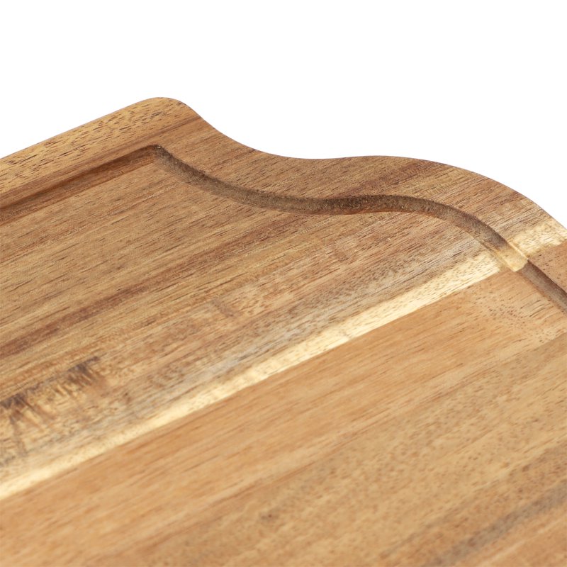 Acacia Wood Cutting Board - 14 x 8.5 Inch Light Brown