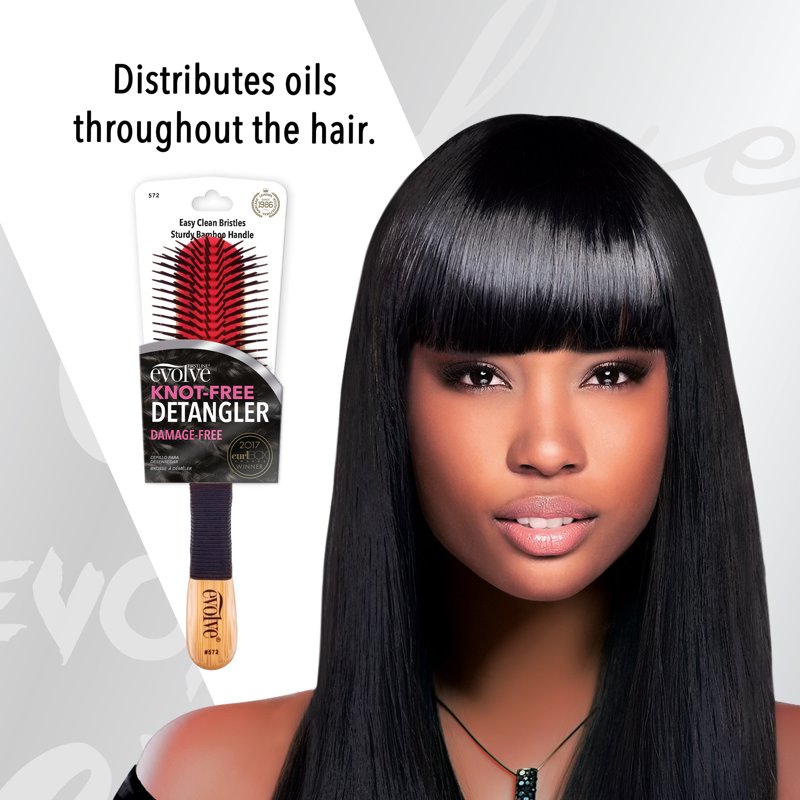 Knot-Free Detangler Brush for Smooth, Tangle-Free Hair
