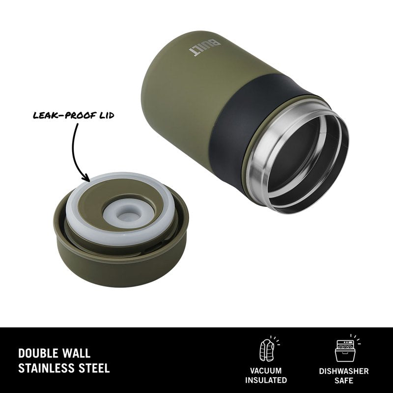 16 oz Double-Wall Vacuum Insulated Food Jar - Sage Green
