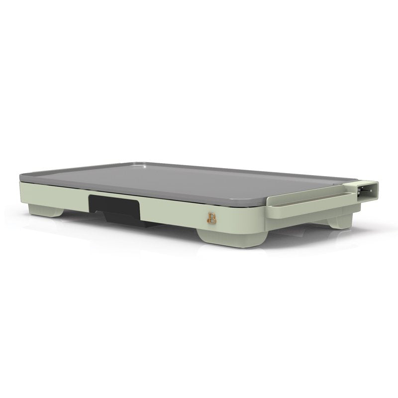 XL Electric Griddle 12" x 22" - Non-Stick Sage Green