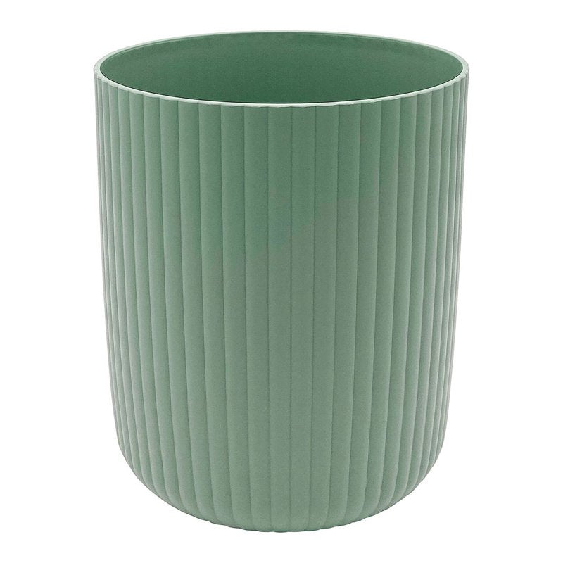 Mainstays Rubberized Plastic Ribbed 4-Piece Bathroom Accessories Set - Green