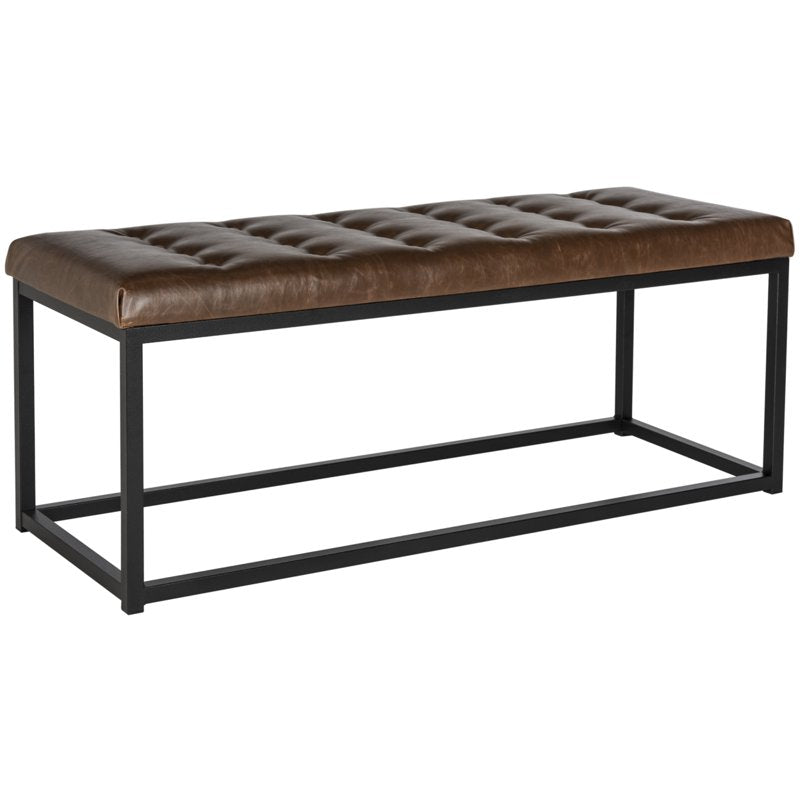 Tufted Bench - Contemporary Modern Glam - Beige/Black