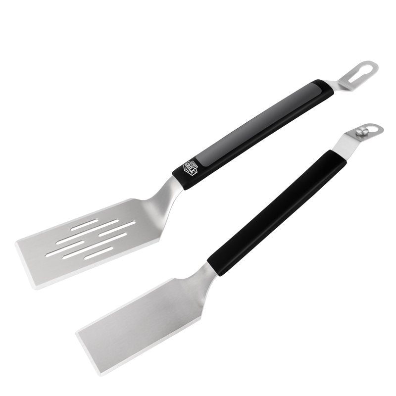 Multi-Function Food Flipping Spatula Tongs - Stainless Steel