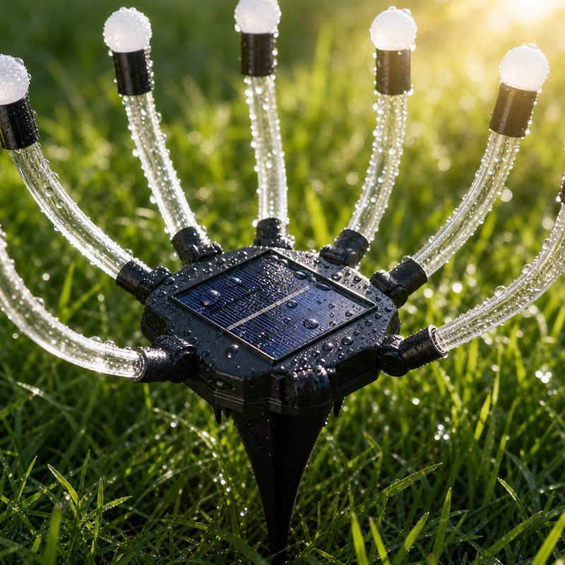 Solar Powered Ground Insertion Garden Light - Waterproof LED Pathway Decor - Variation of THIS listing