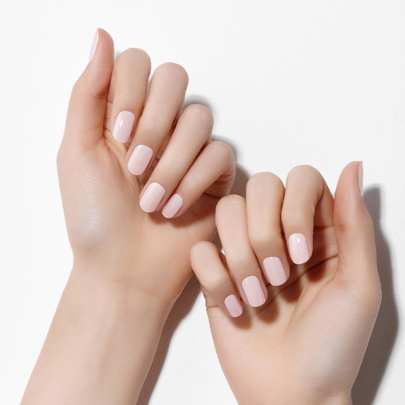 Semi-Cured Gel Nail Polish Strip Starter Kit with Mini LED Lamp
