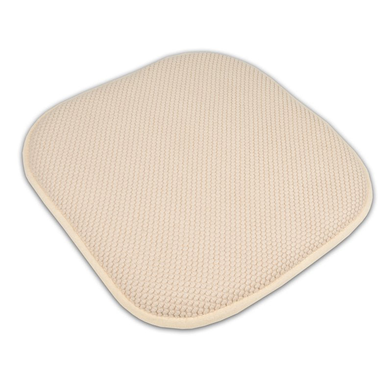 Memory Foam Honeycomb Non-Slip Chair Cushion Pad - 16" x 16", 6-Pack, Linen