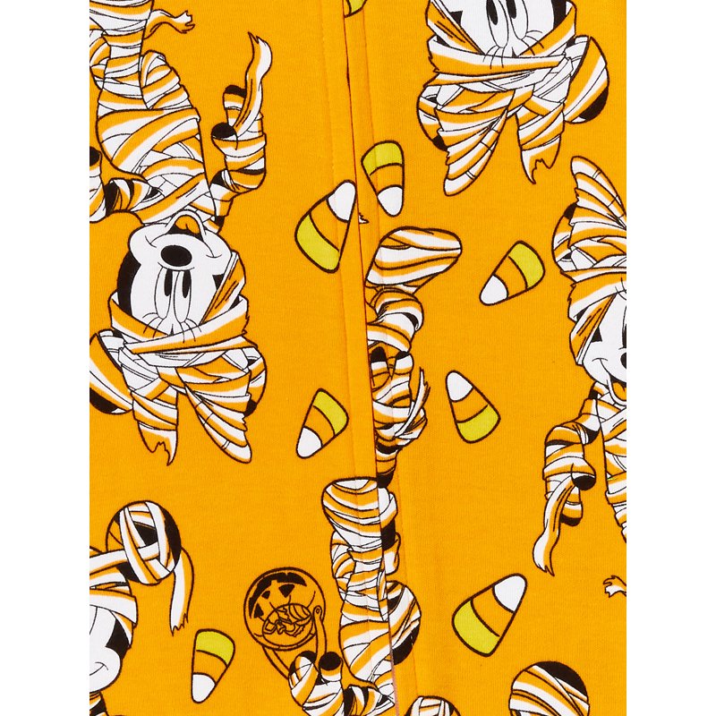 Mickey Mouse Baby Sleep 'n Play Halloween Outfit - Orange, 0/3M