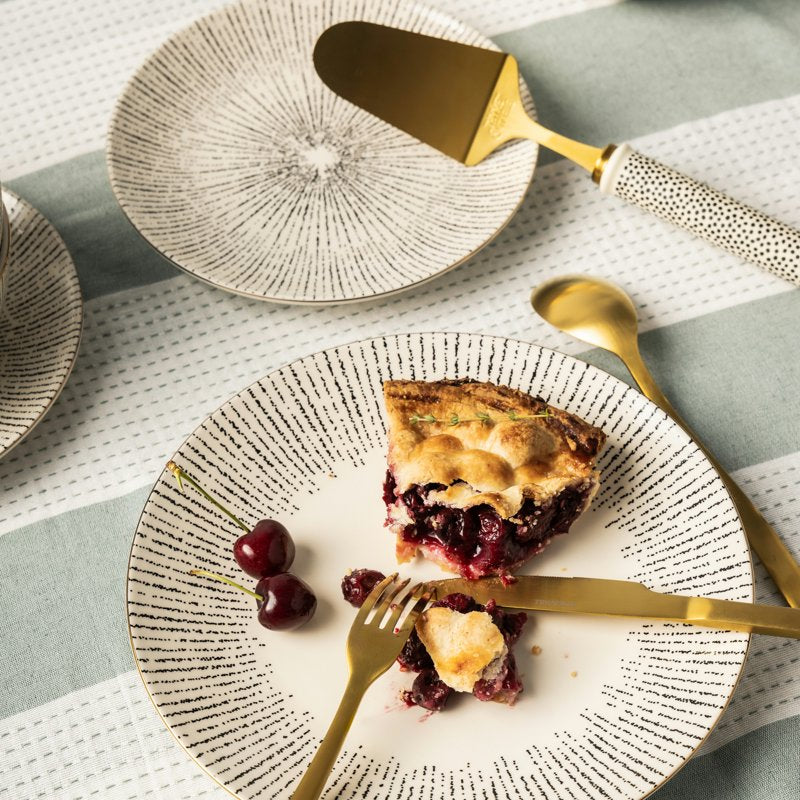 12-Piece Ceramic Dinnerware Set - Riley Design