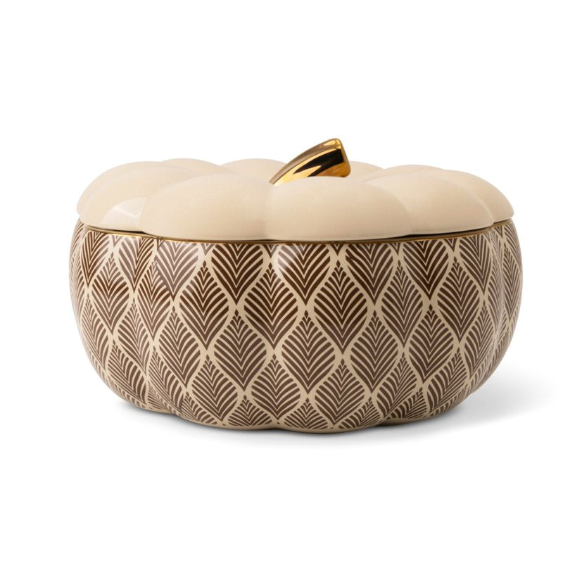 Stoneware Soup Tureen with 4.4 QT Capacity - Ocee Leaf
