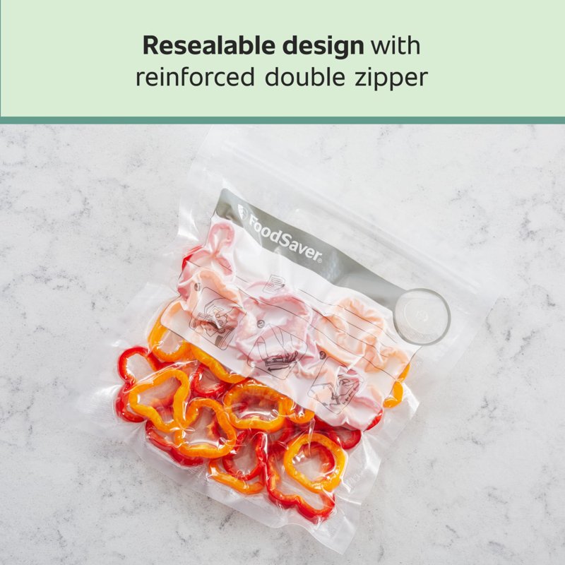 FoodSaver Quart Vacuum Sealer Bags - 18 Count, BPA-Free, 72 Pack