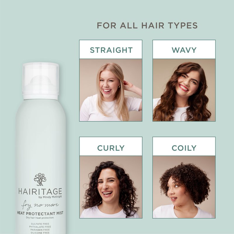 Heat Protectant Spray for Re-Heat Styling - 5oz
