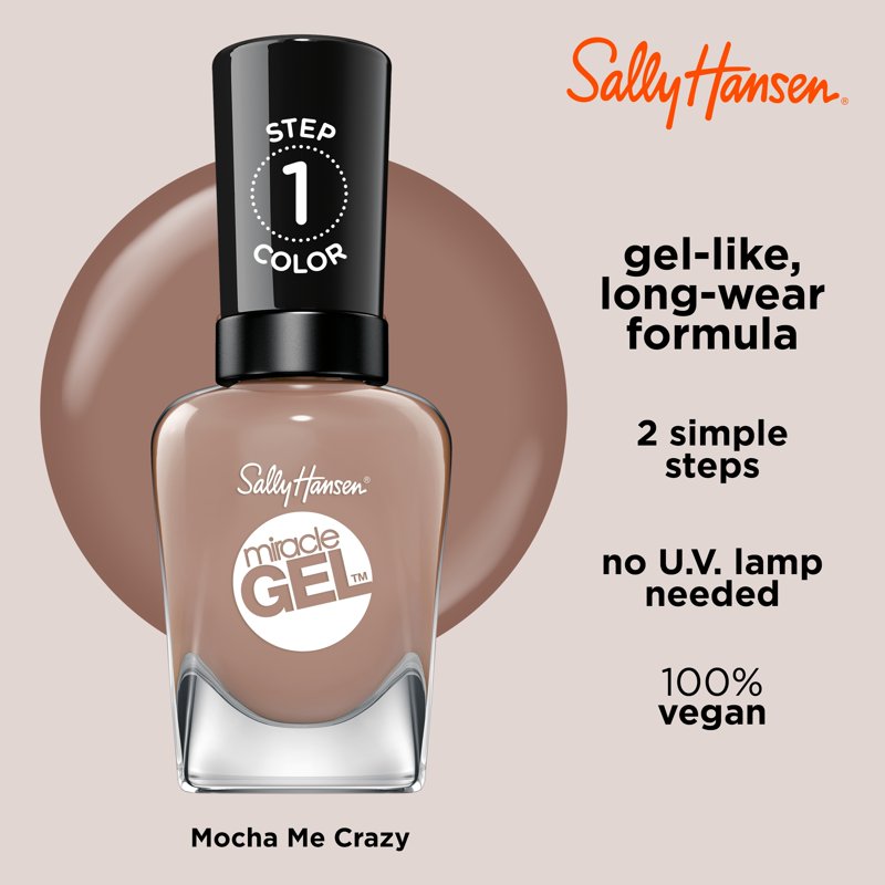 Miracle Gel Nail Polish - Long Lasting Chip-Resistant Vegan Formula