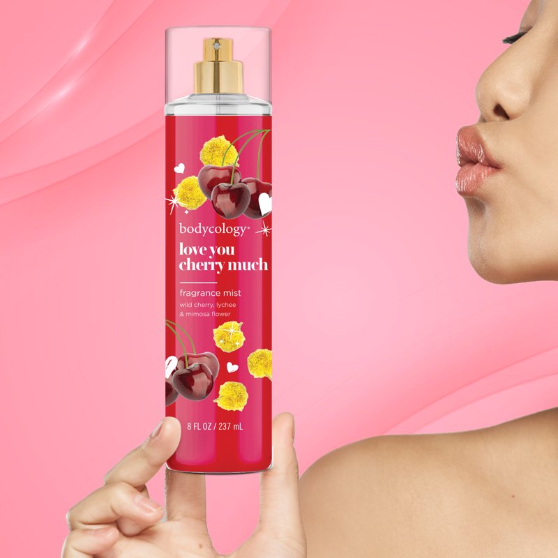 Love You Cherry Much Fragrance Body Mist - Fruity & Floral Scent, 8 fl oz