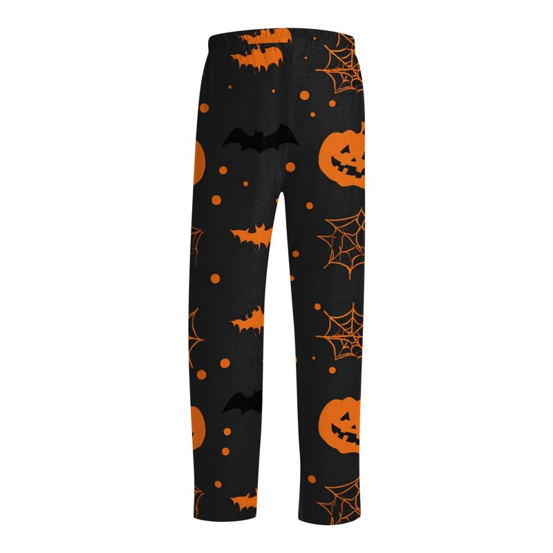 Men's Halloween Printed Pajama Pants - Saffron 2XL Lounge Sleepwear