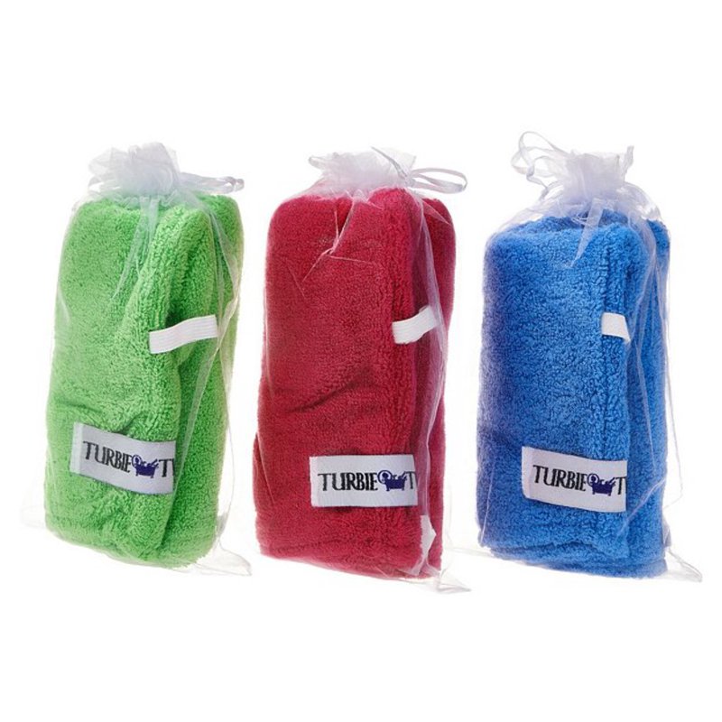 Standard 4 Pack Microfiber Hair Towels - Quick-Dry Curl & Long Hair Wraps