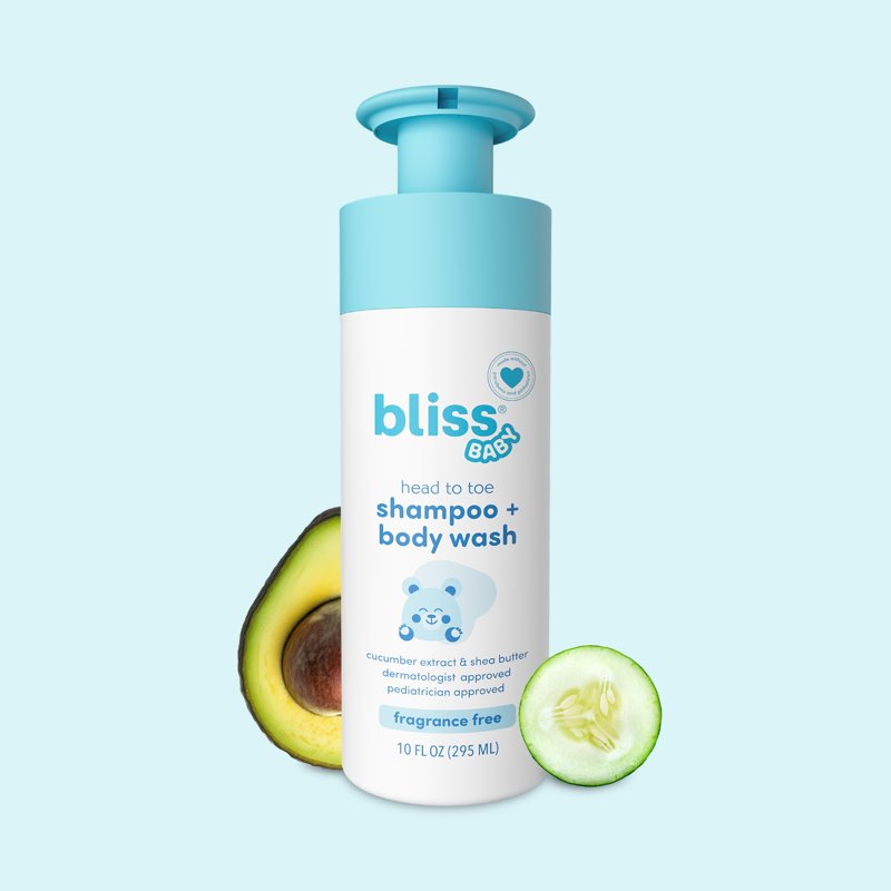 Gentle 2-in-1 Baby Shampoo & Wash - Vegan, Fragrance-Free, Hydrating