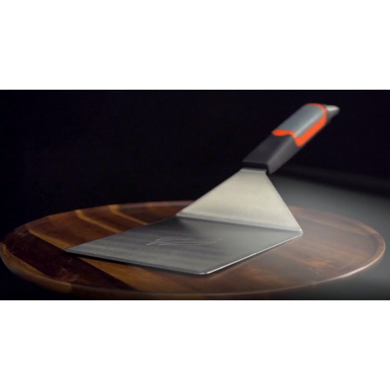 Stainless Steel XL Hamburger Spatula with Ergonomic Handle
