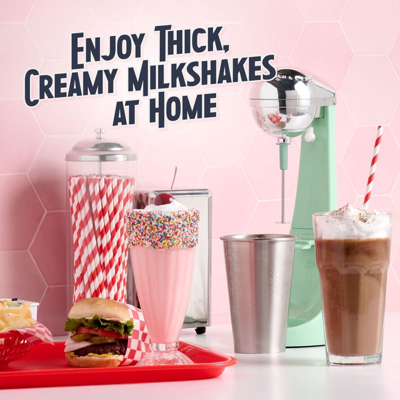 Two-Speed Electric Milkshake Maker - Jadeite