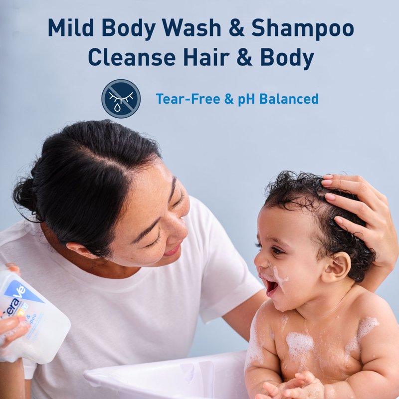 Gentle Baby Wash & Shampoo - Tear-Free Hydrating Cleanser, 16 fl oz - 2 Pack