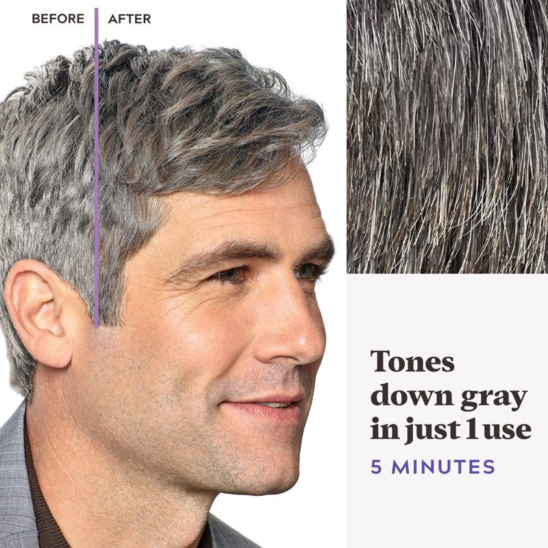 Men's Hair Color Kit - Touch of Gray for Salt & Pepper Look