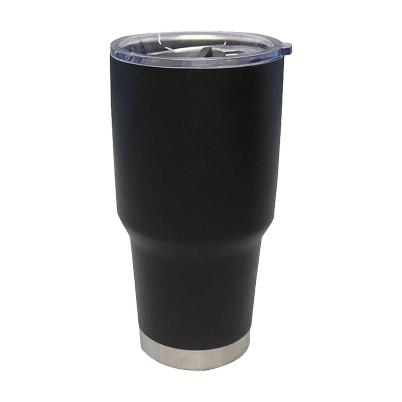 30oz Stainless Steel Tumbler with Carolina Panthers Logo