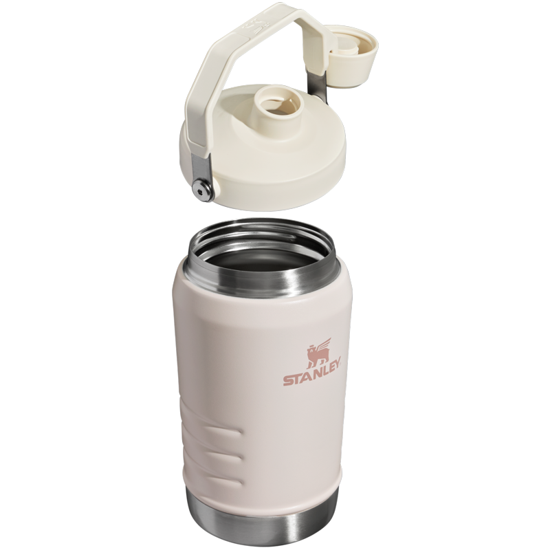 40oz Rose Quartz Stainless Steel Water Bottle - Fast Flow Lid