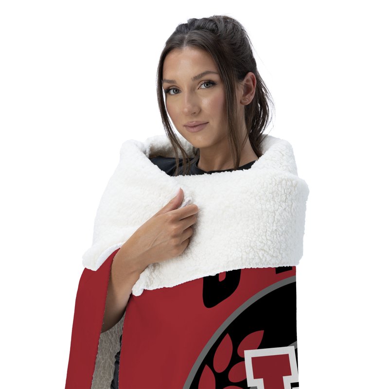Utah NCAA Sherpa Throw Blanket 50x60 Inches - Utes Silk Touch Plush