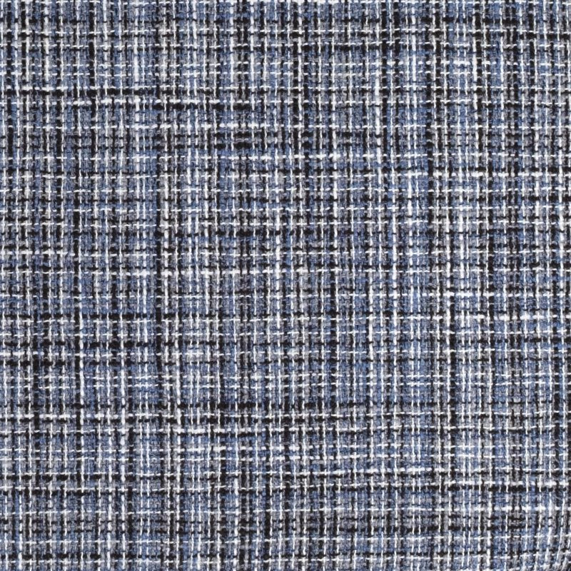 Memory Foam Non-Slip Chair Cushion Pad with Ties - 6 Pack, Blue Black