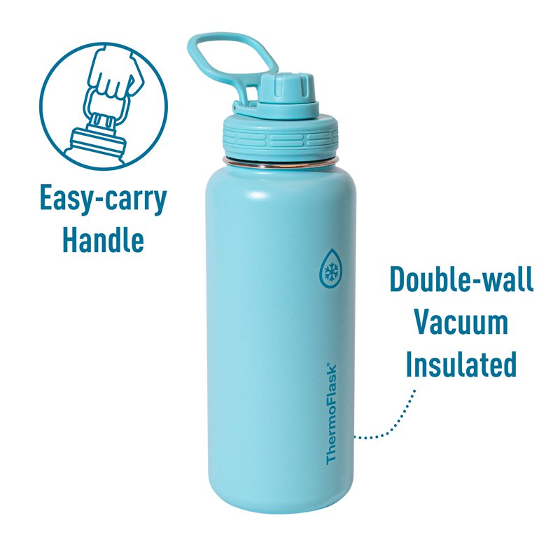32 oz Double Wall Vacuum Insulated Stainless Steel Water Bottle - Tranquil Blue