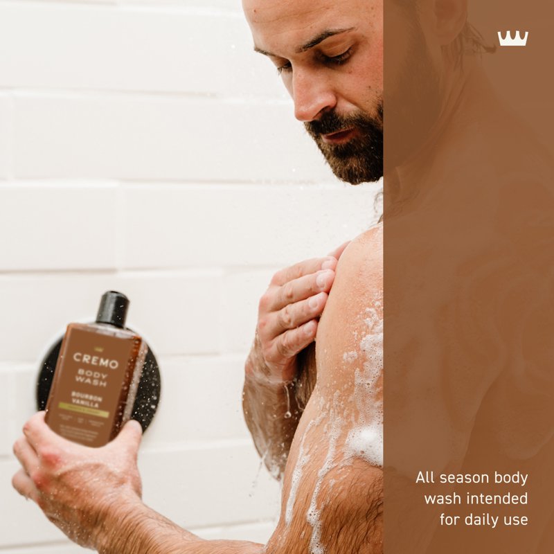 Bourbon Vanilla Body Wash for Men, 16 oz - Moisturizing Cleanse