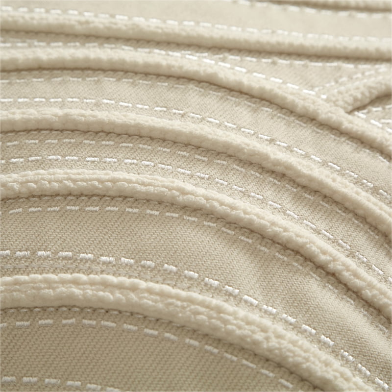 White Waves Aiden Pillow 20x20 Set of 2 Decorative Cushions for Adults - Home Decor