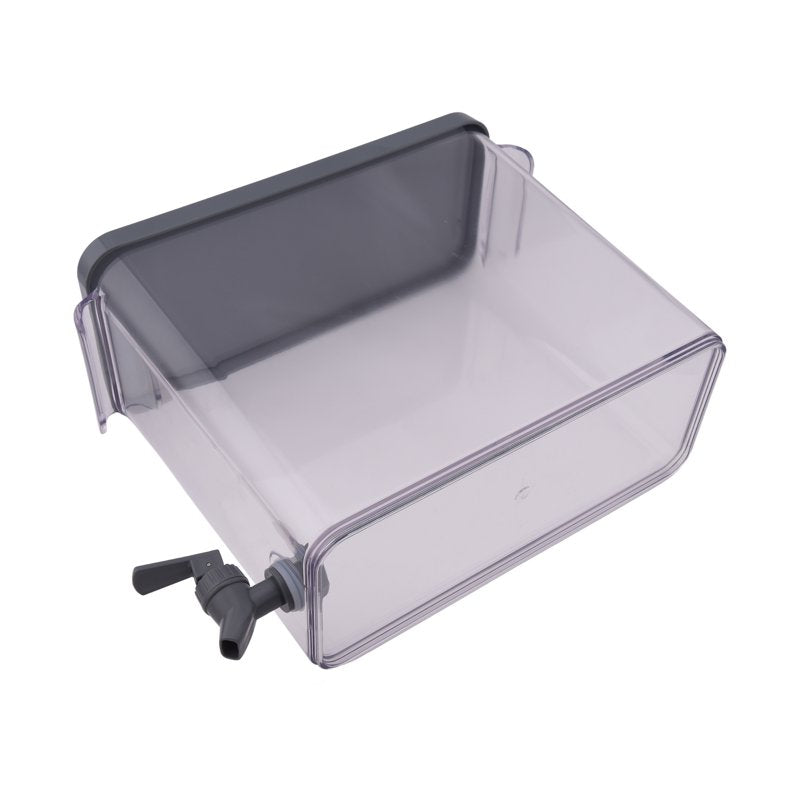 2-Gallon Acrylic Slim Fridge Dispenser - Gray - Single