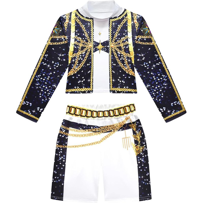 Halloween Anime Cosplay Costume for Kids C - 3-4 Years - Stage Role Play Outfit