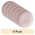 Blush Vivian Stoneware Salad Plate - 6 Pack, Pink