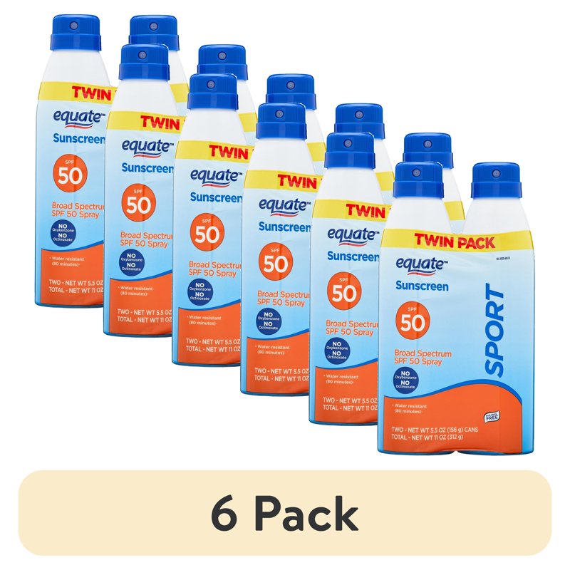 Broad Spectrum Sunscreen Spray SPF 50 - Multiple Pack Sizes