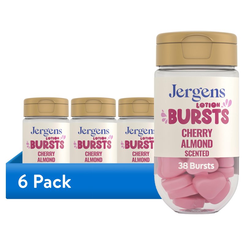 Cherry Almond Lotion Bursts - Fun Shaped Moisturizer Pack