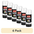 Gloss White Spray Paint - 12 oz, 6 Pack - Krylon Fusion All-In-One