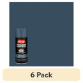 Krylon Fusion All-In-One Spray Paint - Matte Ink Blue, 6 Pack