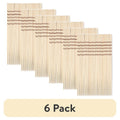 100% Bamboo Chopsticks - 6 Pack, 10.43 in, Durable & Lightweight