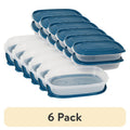 1 Gallon Rectangular Food Storage Containers - 6 Pack