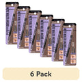 Ultra Slim Eyebrow Pencil - Soft Brown, 6 Pack with Built-in Spoolie Brush