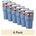 32 oz Stainless Steel Insulated Tumbler - 6 Pack, Indigo Blue